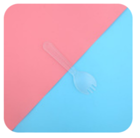 一次性叉子（规格：100个*100包/箱、单位：包）