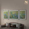铜师傅 手工錾刻 铜雕画《千里江山 三联屏》客厅背景墙装饰挂画 商品缩略图2