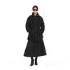 NUTH  黑色可收腰中长款保暖秋冬棉服外套女 商品缩略图5