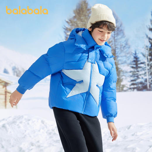 【CHENPENG联名】巴拉巴拉童装冬季羽绒服男童女童鹅绒保暖外套潮 商品图0
