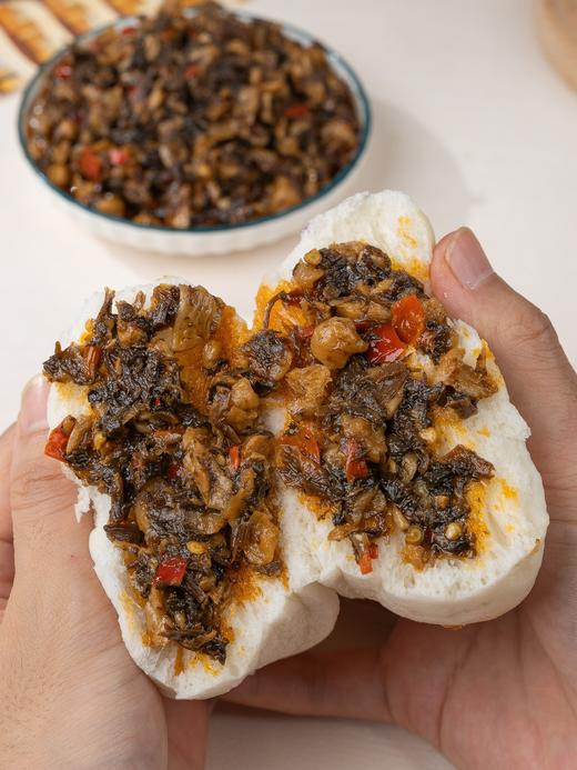 //【屋头外婆菜】👉5分钟快速出餐神器炒蛋，炒肉，佐粥，拌面，夹馒头都百搭~ ✅神仙下饭菜，鲜嫩香脆，咸香开胃!  商品图4