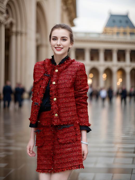 领门襟宽边箱型外套 商品图3