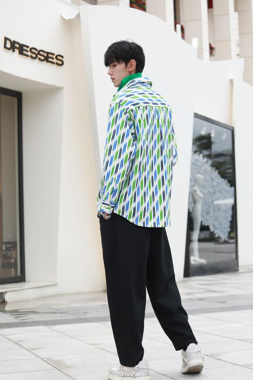 S335825220竖条色彩衬衫外套 商品图6