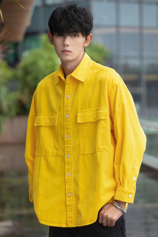 S335825218灯芯绒衬衫外套 商品图3