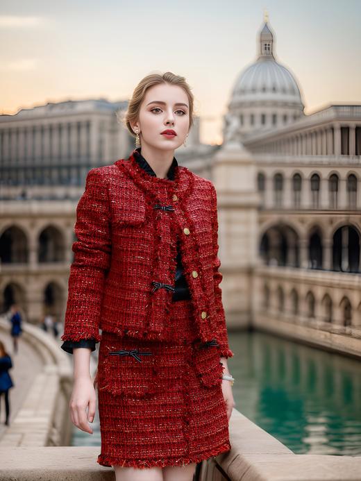 领门襟宽边箱型外套 商品图2