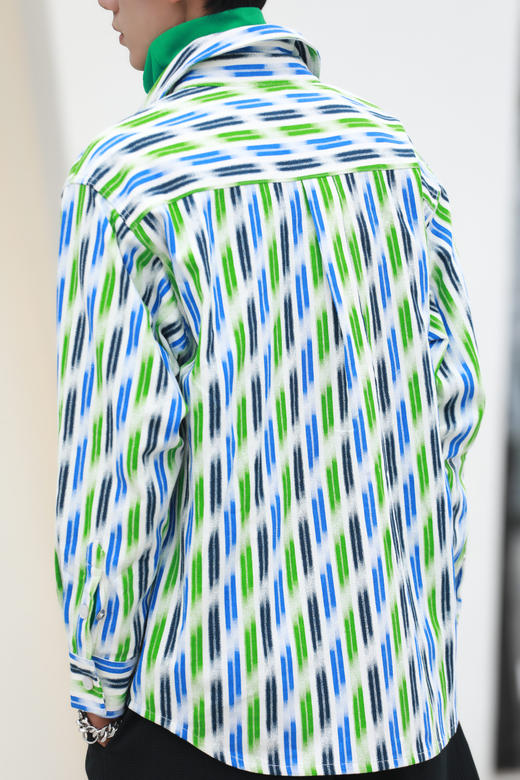 S335825220竖条色彩衬衫外套 商品图5