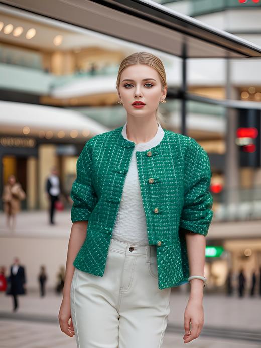 中式改良连肩袖外套 商品图3