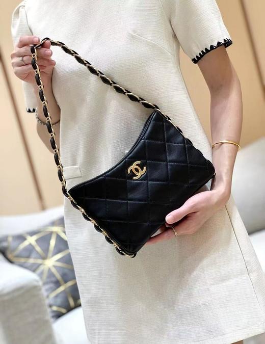 香奈儿24kHobo腋下包黑金太太太好看了吧（HH） 商品图4