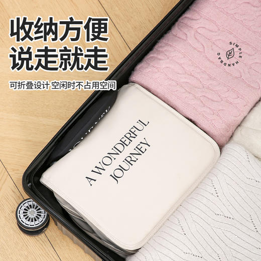 【ins款轻奢化妆包】简约旅行便携收纳包高颜值 挂钩式洗漱包大容量出行手提化妆包 商品图3