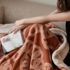 自然醒双面加厚吨吨绒复合毯轻奢高级感沙发毯飞机头等舱航空毯空调午睡毛毯毯子小被子MT 商品缩略图8