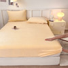 自然醒A类高克重牛奶绒床笠单件冬季珊瑚绒宿舍单人加厚床罩纯色床单三件套JY 商品缩略图8