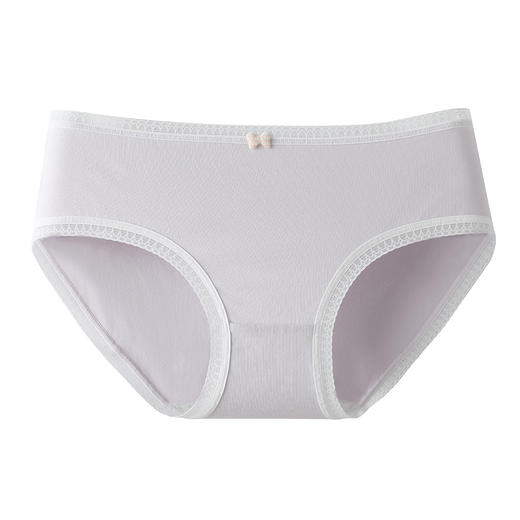 芬腾3条装女士内裤轻薄简约抗菌裆性感透气加大码裤头中腰三角裤 商品图4