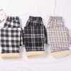 新款羊羔绒格子裤女冬款加绒加厚显瘦百搭潮流宽松高腰休闲阔腿裤 商品缩略图12