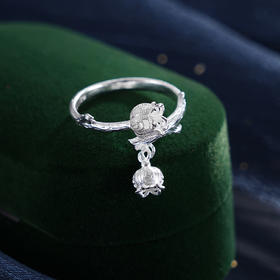 子佩集S990银【铃兰醉】戒指【QLJZ002】纯银花丝2410