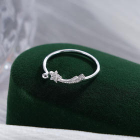 子佩集S925银【许愿星】戒指【J03139】纯银时尚2410