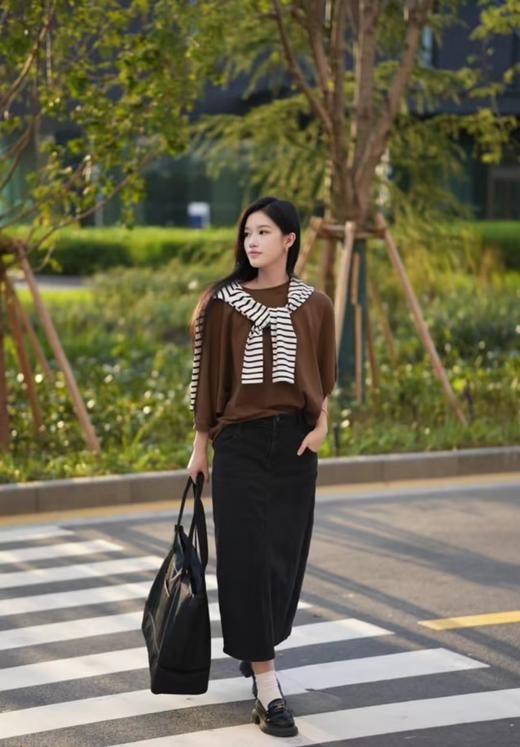 佐丹奴女装新款时尚休闲弹力牛仔半身裙 05464606 商品图12