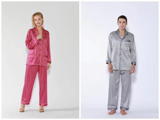 喜得宝   桑波缎男女情侣款上下套 商品图0