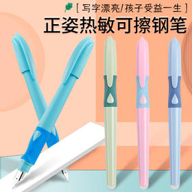 开学季福利！【送10个可擦墨囊和润笔器】可擦钢笔学生三年级专用小学生按压自动按动式0.38墨刚笔练字儿童按压式暗尖墨囊书法