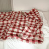 自然醒羊卷妮双面盖毯格尔系列午睡毯复古英伦格子秋冬保温毛毯沙发盖毯双层加厚办公室午休羊羔绒小毯子MT 商品缩略图2