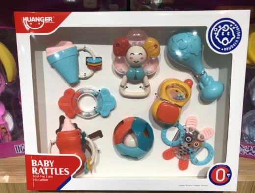 新生婴儿幼儿手摇铃宝宝玩具0一1岁哄娃神器儿童早教益智6-12个月 商品图0