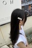 缪缪张元英同款MIU字母水晶树脂玻璃对夹侧边夹发夹（XTY） 商品缩略图3