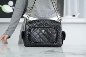 香奈儿24K多口袋相机包黑色（HH）