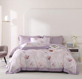 【春上新】10楼宝缦 长绒棉四件套-漫境诗雨 吊牌价2090-2400元   活动价899-999元