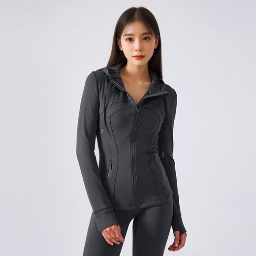 哈瓦塔（经典）新款瑜伽连帽紧身外套H340187 商品图6