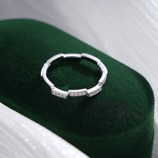 子佩集S925银【浮光魅影】戒指【J070374】纯银时尚锆石阶梯2410 商品图1