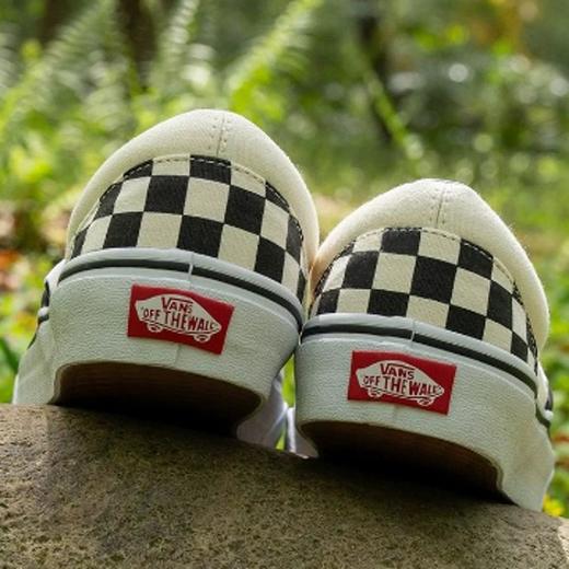 6楼VANS男女同款经典黑白棋盘格一脚蹬VN000EYEBWW 商品图2