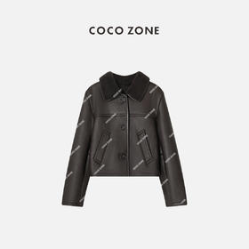 COCO ZONE美拉德高级感秋冬皮毛一体保暖外套皮草23C29940