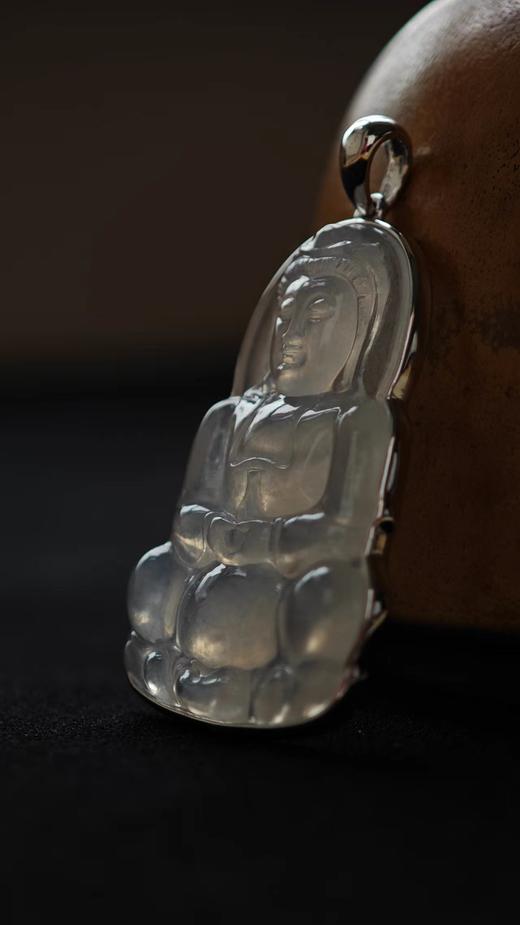 净观·翡翠观音吊坠【嘉石512】 商品图0