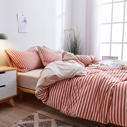 【天竺棉被套】针织棉被套条纹全棉天竺棉被套单独被套（单品被套） 商品图5