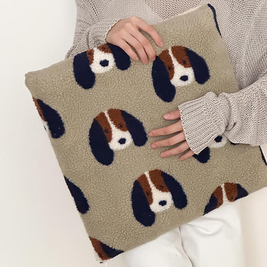 自然醒羊卷妮双面盖毯米拉系列午睡毯ins卡通治愈少女心保温毛毯沙发盖毯双层加厚办公室午休羊羔绒小毯子MT 商品图12