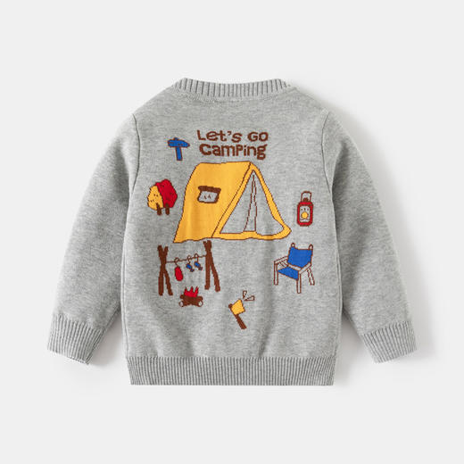 【89元/2件】2024新款儿童春秋冬韩版针织棉毛衣开衫可单穿内搭针织衫 商品图12