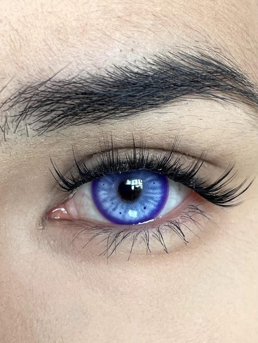 Serltyca半年抛美瞳 仿真人偶紫 14.2mm 商品图0