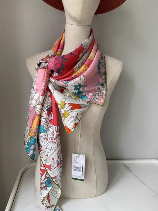 喜得宝  时尚 印象派·双面喷绘大方巾 商品图7