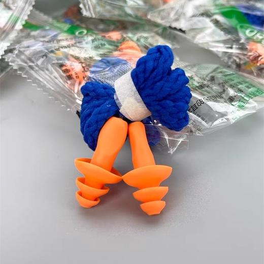 锦绣粤兴耳塞 防噪音工业睡眠 超级隔音降噪 1280圣诞树耳塞劳保防护硅胶防吵神器 1付 商品图2