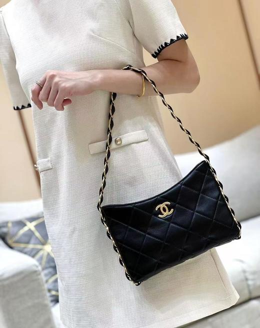 香奈儿24kHobo腋下包黑金太太太好看了吧（HH） 商品图3