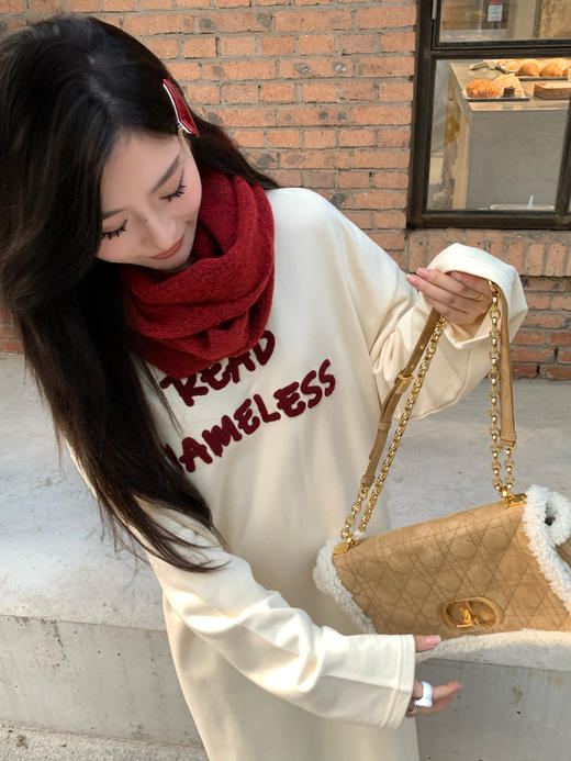 Read Nameless /红色字母品牌logo卫衣裙 2024/10/14 商品图12