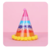 绒毛生日帽（彩色）（规格：顶、单位：顶） 商品缩略图0