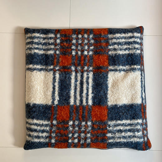 自然醒羊卷妮双面盖毯格尔系列午睡毯复古英伦格子秋冬保温毛毯沙发盖毯双层加厚办公室午休羊羔绒小毯子MT 商品图14