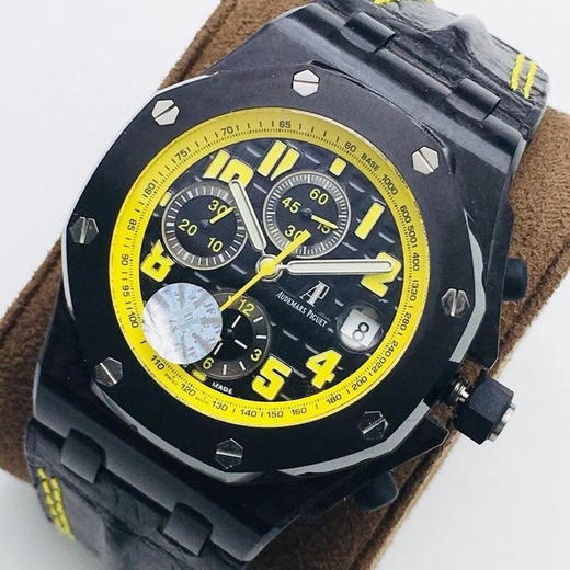 【JF Factory】匠心之作➕正品原版开模的新力作 A. P爱.彼大黄蜂v2版，锻造碳壳套  陶瓷圈口 陶瓷后盖 A.P唯一一款陶瓷后盖的毒物  钛合金表扣！42毫米直径！厚度12.5毫米❕ 商品图10