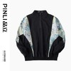PINLI品立秋冬新款国潮拼接卫衣中国风宽松立领半拉链男上衣B243109067 商品缩略图2