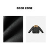 COCO ZONE热力感冬皮毛一体翻毛领绒机车服皮草23C30188 商品缩略图2