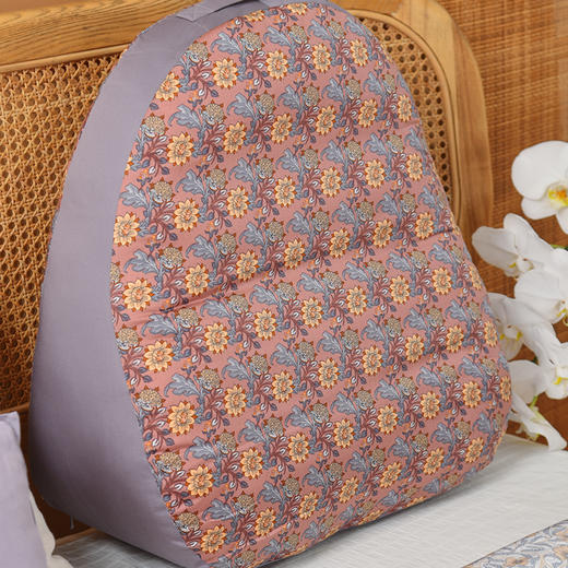 莫里斯系列蚕豆靠垫床头软包大靠背榻榻米卧室护腰靠 商品图3