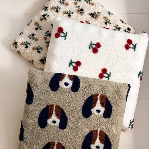 自然醒羊卷妮双面盖毯米拉系列午睡毯ins卡通治愈少女心保温毛毯沙发盖毯双层加厚办公室午休羊羔绒小毯子MT 商品图11