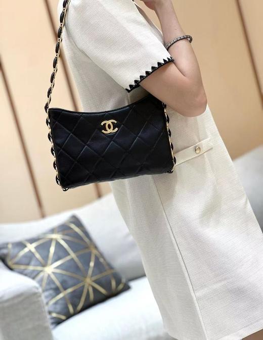 香奈儿24kHobo腋下包黑金太太太好看了吧（HH） 商品图2