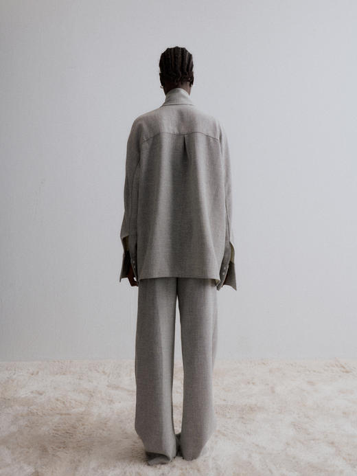 VC｜AW24084GR Venus scarf shirt 衬衫 [ 灰 ] 商品图2