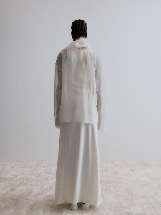 VC｜AW24074 Cedar sheer blouse  衬衫 [ 黑 / 白 ] 商品图11